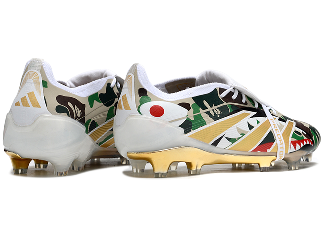 New Adidas Predator x BAPE release 2025 – football boots with green camouflage and BAPE branding