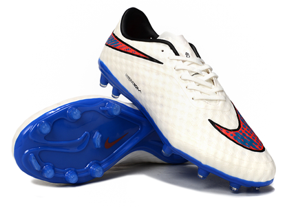 Nike Hypervenom Phantom Elite FG Shine Through Pack - White / Blue / Crimson FG