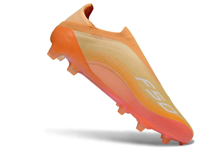 Adidas F50 Elite Laceless Firm Ground Football Boot, Designed by Lionel Messi, in action