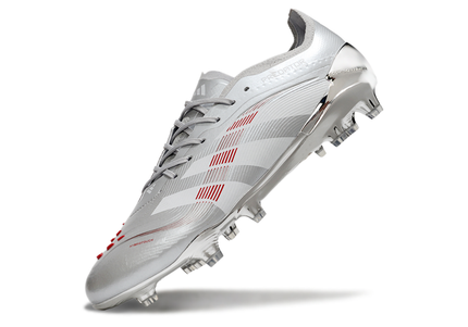 Adidas Predator Elite FG JUDE BELLINGHAM Chrome Dream - Silver Metallic/Legacy Burgundy/Maroon Limited Edition