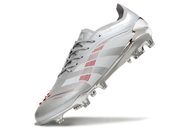 Adidas Predator Elite FG JUDE BELLINGHAM Chrome Dream - Silver Metallic/Legacy Burgundy/Maroon Limited Edition