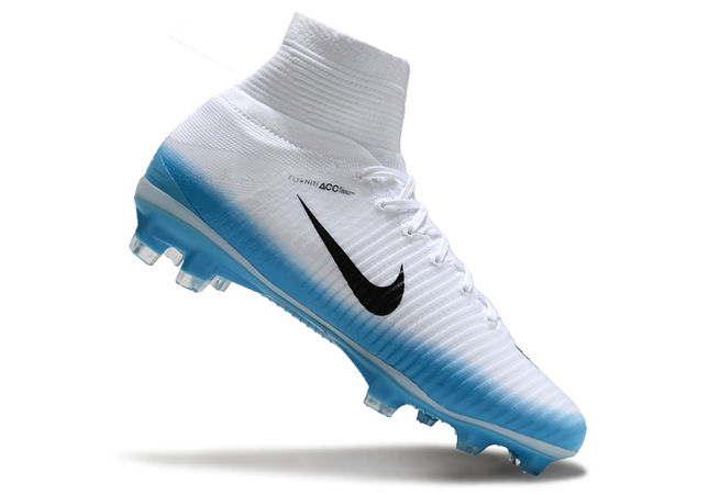 Nike Air Zoom Mercurial Superfly V Elite FG “Blanco Azul”