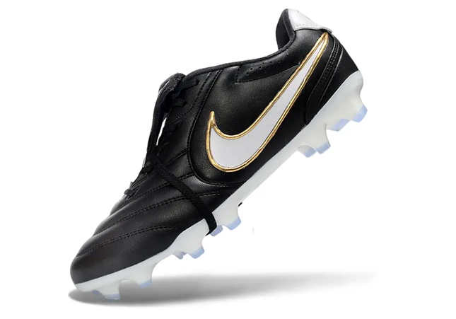 Close-up of Nike Tiempo Ligera Pro LE Elite Football Boots