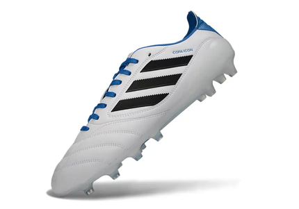 Close-up of Adidas Copa Icon II Elite FG soccer cleats, featuring high-quality materials and design