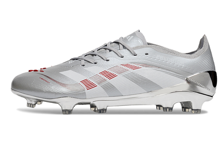 Adidas Predator Elite FG JUDE BELLINGHAM Chrome Dream - Silver Metallic/Legacy Burgundy/Maroon Limited Edition