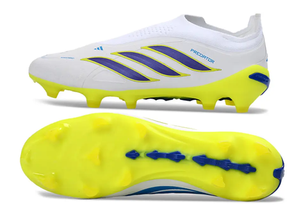 Side View of Adidas Predator 26 Laceless Elite Football Boots, Elite FG, Laceless Design