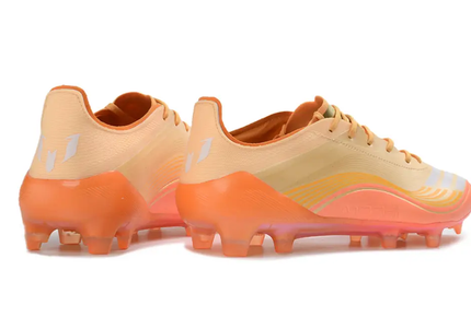 Front View of Adidas F50 Elite FG Messi Football Boot with Sleek Design
