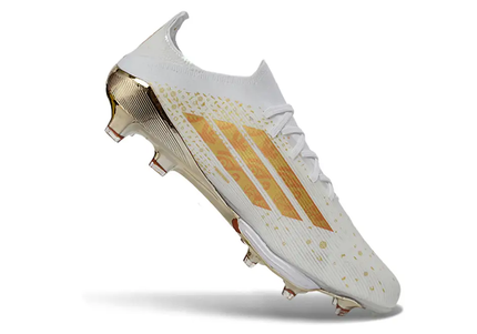 Adidas F50+ Elite FG Football Boot in Action with Player Kicking the Ball