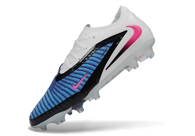 Close-up of Nike Phantom 6 Elite FG soccer cleat with innovative features and premium materials
