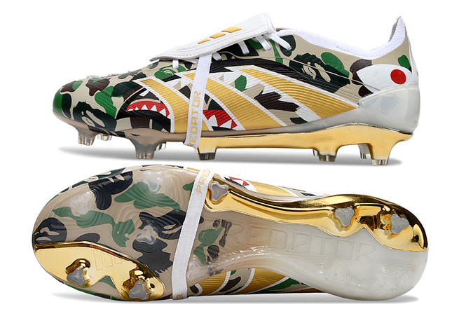 Limited edition Adidas Predator x BAPE camo soccer boots – rare Adidas BAPE collab footwear