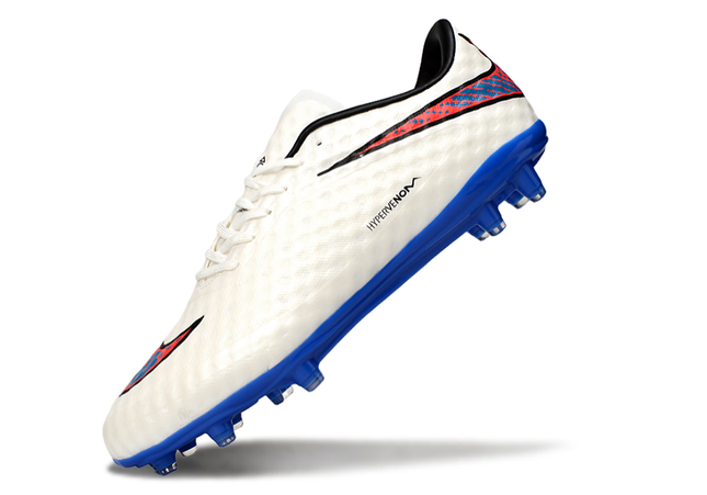 Nike Hypervenom Phantom Elite FG Shine Through Pack - White / Blue / Crimson FG