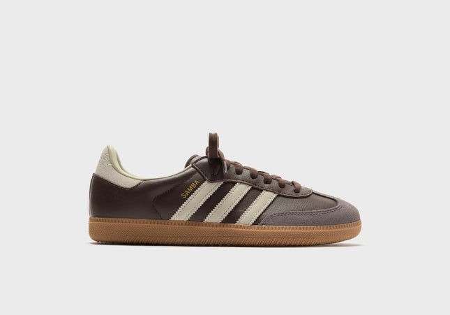 adidas Samba OG - Brown / Putty Grey / Gold Metallic