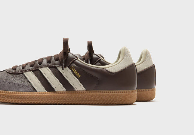 adidas Samba OG - Brown / Putty Grey / Gold Metallic