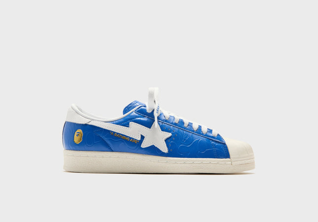 adidas x Bape Superstar - Blue / White / Off White