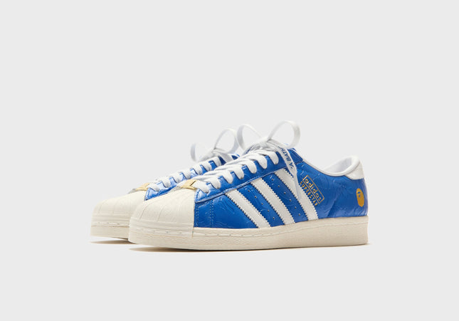 adidas x Bape Superstar - Blue / White / Off White