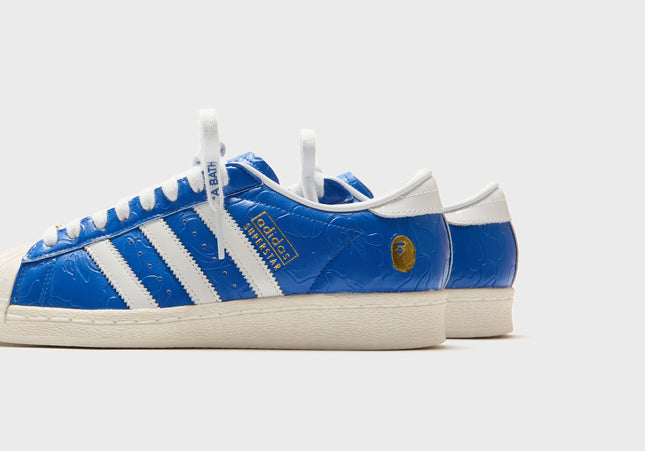 adidas x Bape Superstar - Blue / White / Off White