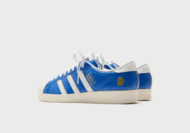 adidas x Bape Superstar - Blue / White / Off White