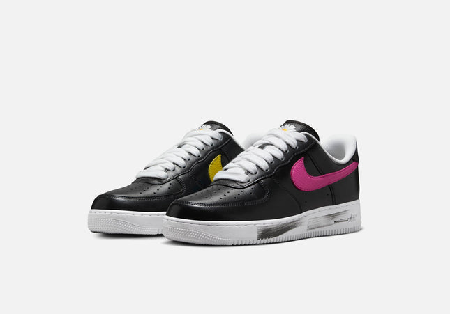 Nike x PEACEMINUSONE Air Force 1 - Black / New Emerald / Pinkfire II / Tour Yellow / Blue Gale