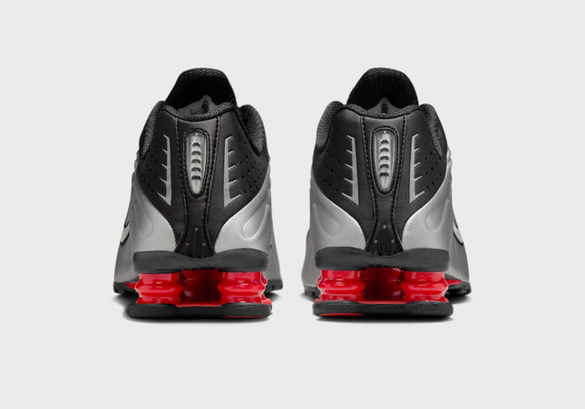 Nike Shox R4 - Black / Metallic Silver / Light Crimson
