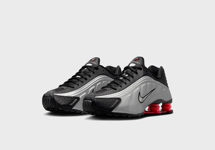 Nike Shox R4 - Black / Metallic Silver / Light Crimson