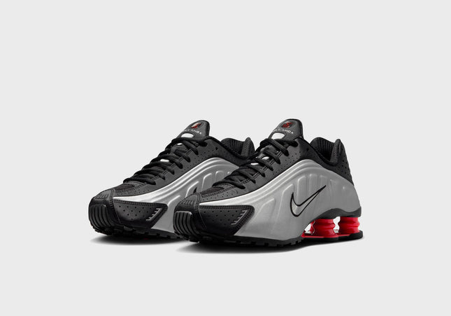 Nike Shox R4 - Black / Metallic Silver / Light Crimson
