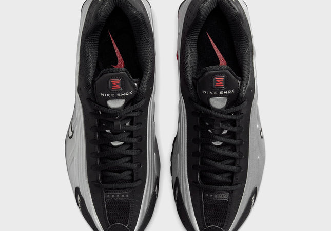 Nike Shox R4 - Black / Metallic Silver / Light Crimson