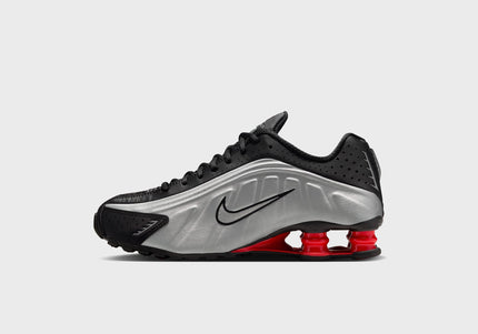Nike Shox R4 - Black / Metallic Silver / Light Crimson
