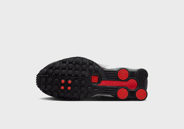 Nike Shox R4 - Black / Metallic Silver / Light Crimson