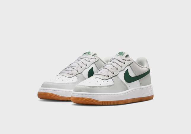 Nike GS Air Force 1 - Photon Dust / White / Fir / Gum Medium Brown