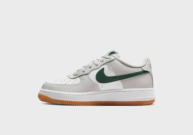 Nike GS Air Force 1 - Photon Dust / White / Fir / Gum Medium Brown
