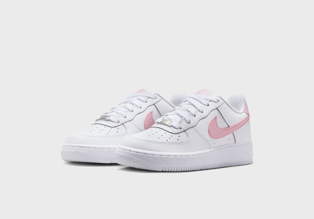 Nike GS Air Force 1 - White / Medium Soft Pink / White