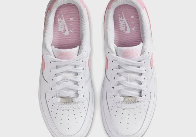 Nike GS Air Force 1 - White / Medium Soft Pink / White