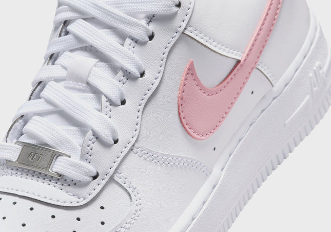 Nike GS Air Force 1 - White / Medium Soft Pink / White