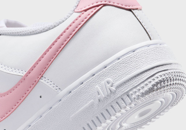 Nike GS Air Force 1 - White / Medium Soft Pink / White