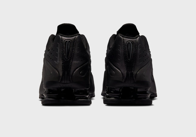 Nike GS Shox R4 - Black / Black / Black / Bright Crimson