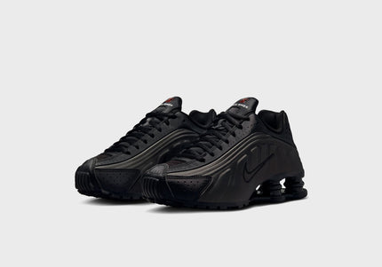 Nike GS Shox R4 - Black / Black / Black / Bright Crimson