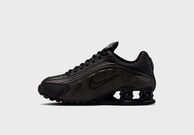 Nike GS Shox R4 - Black / Black / Black / Bright Crimson