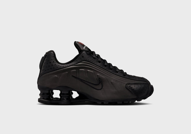 Nike GS Shox R4 - Black / Black / Black / Bright Crimson