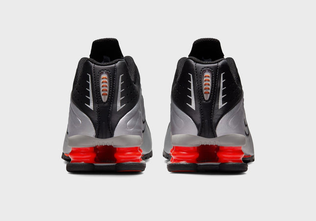 Nike GS Shox R4 - Metallic Silver / Metallic Silver / Black