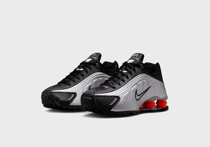 Nike GS Shox R4 - Metallic Silver / Metallic Silver / Black