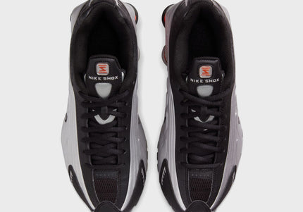 Nike GS Shox R4 - Metallic Silver / Metallic Silver / Black