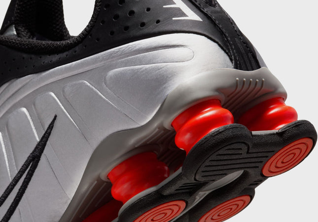 Nike GS Shox R4 - Metallic Silver / Metallic Silver / Black