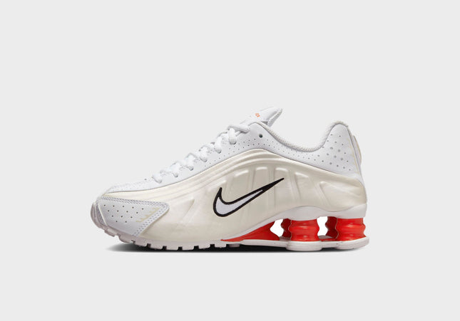 Nike Shox R4 - White / Phantom / Picante Red