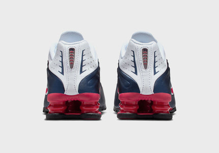 Nike GS Shox R4 - Midnight Navy / Gym Red / White