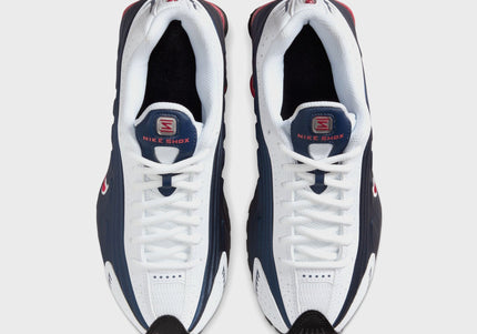 Nike GS Shox R4 - Midnight Navy / Gym Red / White