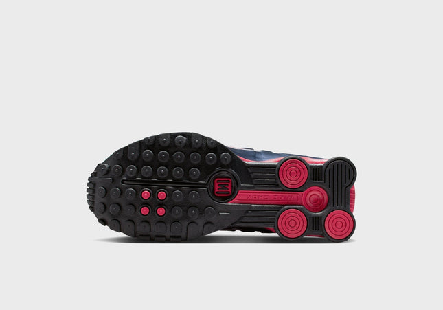 Nike GS Shox R4 - Midnight Navy / Gym Red / White