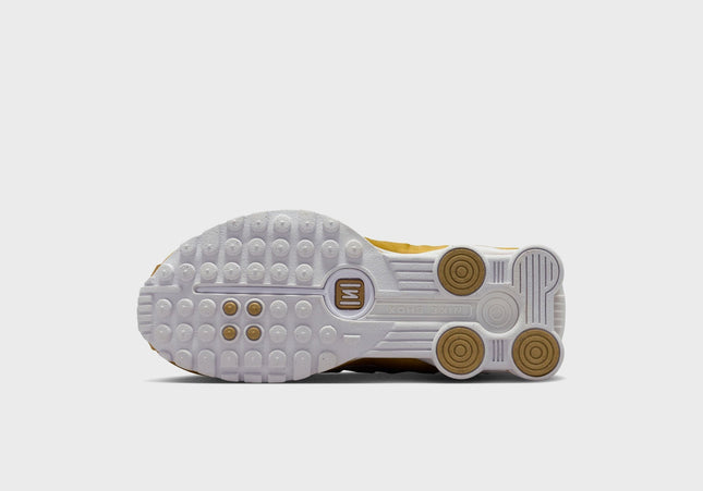 Nike GS Shox R4 - Metallic Gold / Metallic Gold / White