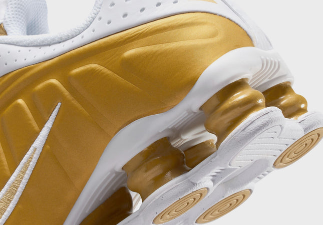 Nike GS Shox R4 - Metallic Gold / Metallic Gold / White
