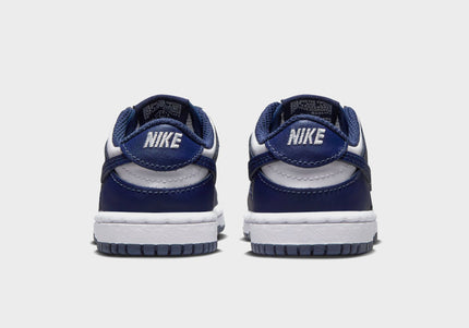 Nike TD Dunk Low - White / Midnight Navy / White