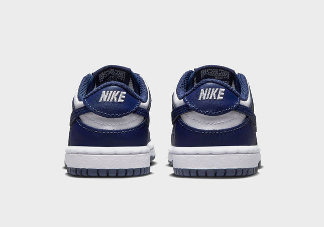 Nike TD Dunk Low - White / Midnight Navy / White